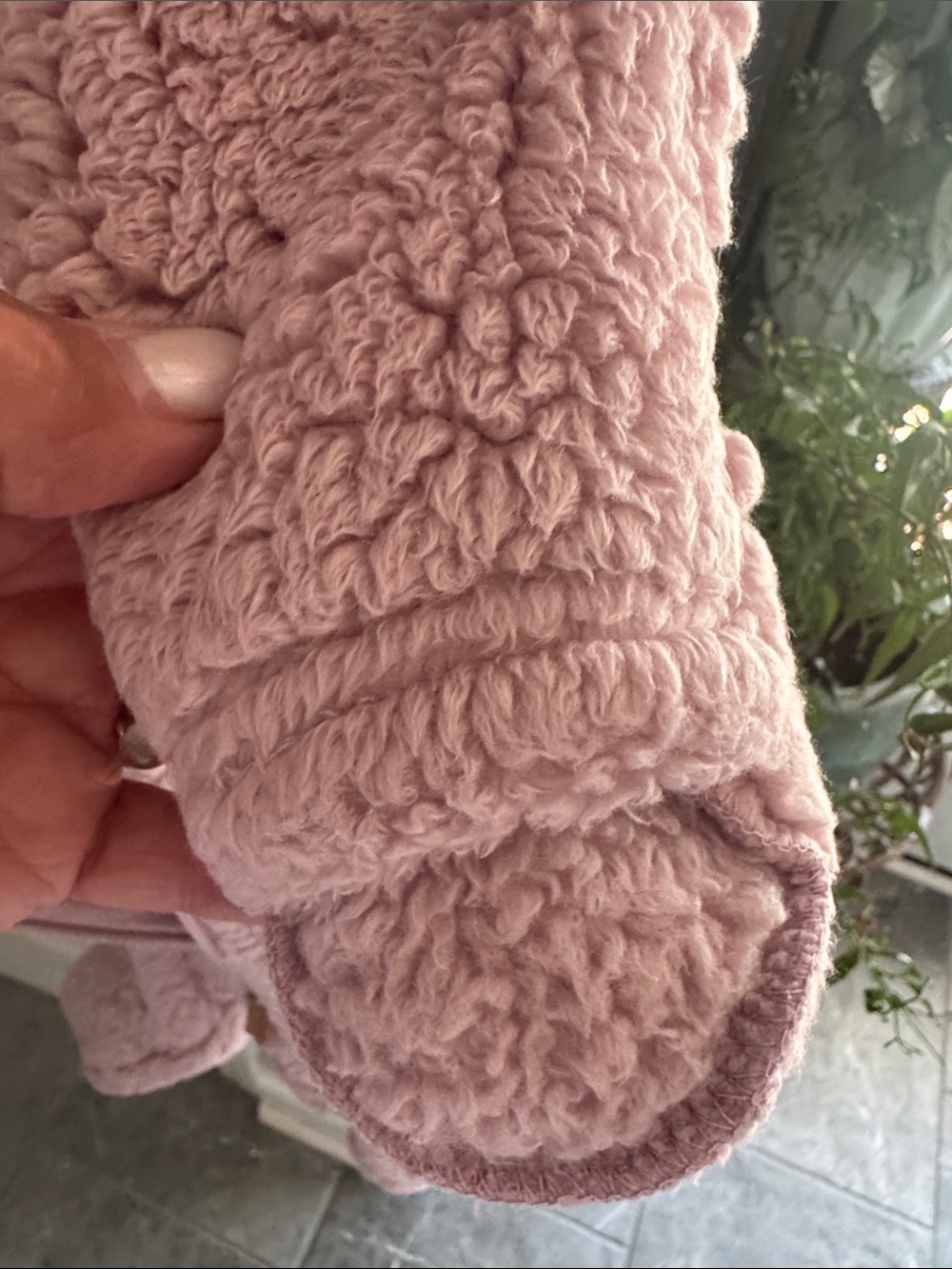 Plush Pink Hooded Baby One-Piece - Picture 6 of 7